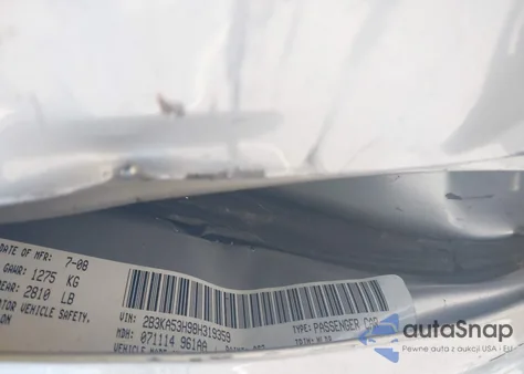 2008 Dodge Charger R/T z USA, uszkodzony, nr VIN 2B3KA53H98H319359